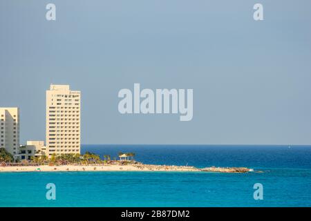 Hyatt Ziva complexe tout compris, Punta Cancun, Hotel zone, Cancun, Quintana Roo, Yucatan Peninsula, Mexique Banque D'Images