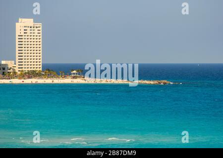 Hyatt Ziva complexe tout compris, Punta Cancun, Hotel zone, Cancun, Quintana Roo, Yucatan Peninsula, Mexique Banque D'Images