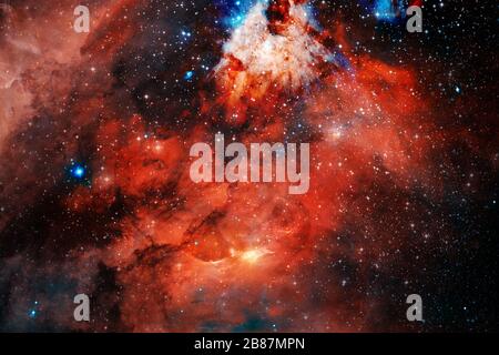 Galaxie des milliers d'années-lumière loin de la Terre. Éléments de cette image fournie par la NASA. Banque D'Images