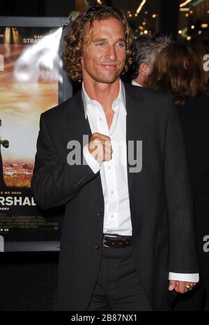 Matthew McConaughey à la première de « nous sommes Marshall » qui s'est tenue au théâtre chinois de Grauman à Hollywood, Californie. L'événement a eu lieu le jeudi 14 décembre 2006. Photo par: SBM / PictureLux - référence de fichier # 33984-9816SBMPLX Banque D'Images