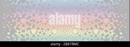 Modèle vectoriel holographique arabe Illustration de Vecteur