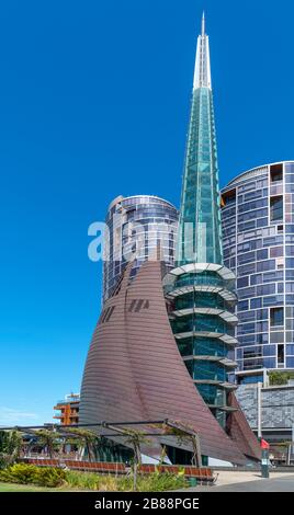 The Swan Bell Tower dans le centre-ville de Perth, Australie occidentale, Australie Banque D'Images