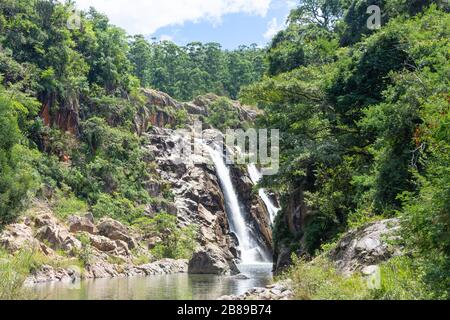 Chutes de Mantenga, réserve naturelle de Mantenga, Lobamba, vallée d'Ezulwini, Royaume d'Eswatini (Swaziland) Banque D'Images