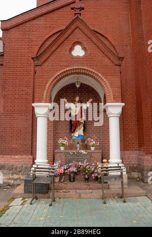 L'Église de Saint-Simon et de Saint-Hélène à Minsk, en Biélorussie Banque D'Images