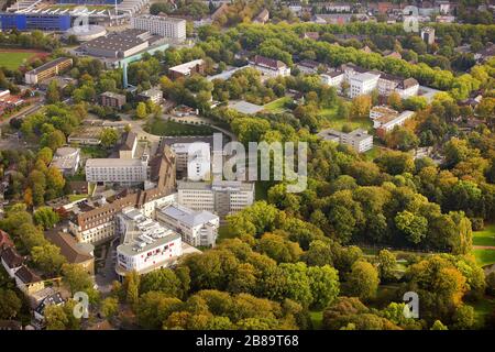 , clinique de chirurgie vasculaire, Hôpital Saint-Joseph, Bochum, 24.09.2011, vue aérienne, Allemagne, Rhénanie-du-Nord-Westphalie, région de la Ruhr, Bochum Banque D'Images