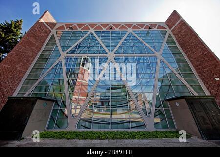 Église catholique Sainte-Croix, Allemagne, Rhénanie-du-Nord-Westphalie, région de la Ruhr, Bottrop Banque D'Images