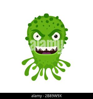 Germe ou virus, microbe, infection, illustration du vecteur de toxine Illustration de Vecteur