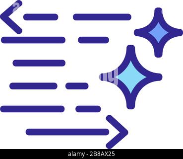 illustration du contour vectoriel de l'icône de vitesse Illustration de Vecteur