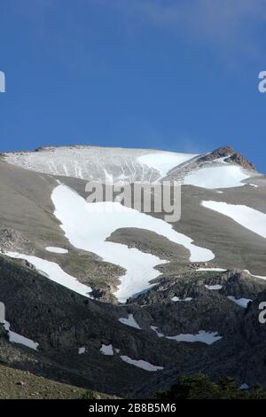Turquie - Isparta montagne enneigée Dedegol Banque D'Images