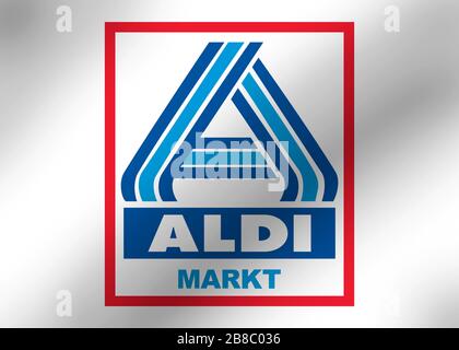 Logo de Aldi Banque D'Images