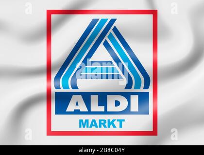 Logo de Aldi Banque D'Images