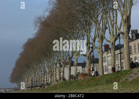 Val de Loire - Quai du Chatelet - Orléans - Loiret - Centre Val de Loire - France Banque D'Images