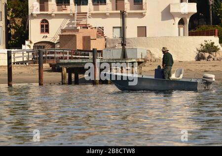 Port de Balboa Huntington Beach Banque D'Images