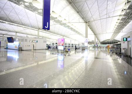 vider l'aéroport de hong kong Banque D'Images