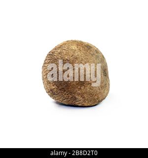 Dioscorea, Mun-NEB (mot thaïlandais), Dioscorea tuck frais, Dioscorea slats racine isolée sur fond blanc, Rubeola fotografie Banque D'Images
