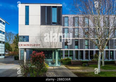 Institut de criminologie de l'Université de Cambridge. Institut de criminologie, Université de Cambridge - Architectes Alliés & Morrison 2005. Banque D'Images