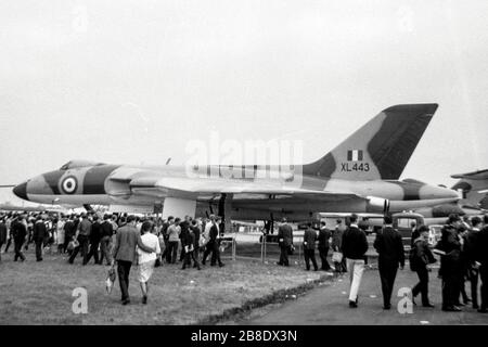 Un AVRO 698 VULCAN B2 au Farnborough Air Show en 1966 Banque D'Images