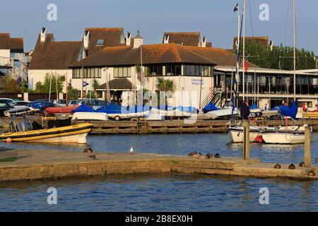 Voile, Christchurch, Dorset, Angleterre, Royaume-Uni Banque D'Images