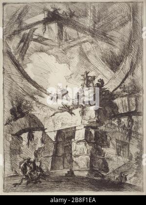 Giovanni Battista Piranesi, Italien - la roue géante Banque D'Images