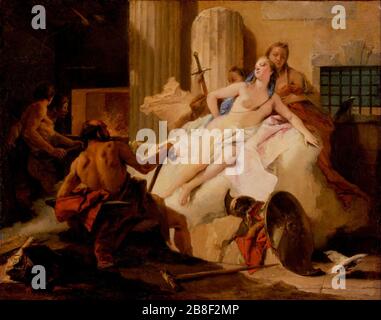 Giovanni Battista Tiepolo, italien (Venise active, Udine, Würzburg et Madrid) - esquisse pour «Vénus et Vulcan» Banque D'Images