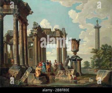 Giovanni Paolo Panini - Diogenes2. Banque D'Images