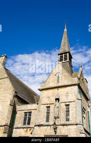 La Bibliothèque, Stow-on-the-Wold, Gloucestershire, Cotswold District, Angleterre, Royaume-Uni, Europe Banque D'Images