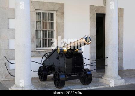 The Couvent Guard House, Gibraltar, Royaume-Uni, Europe Banque D'Images