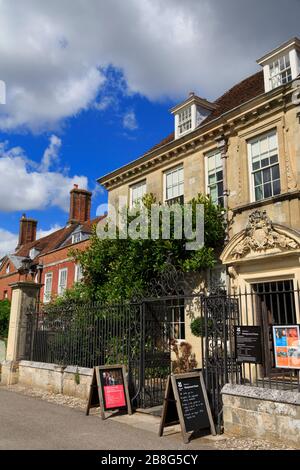 Mompesson House, choriste's Green Park, Salisbury, Hampshire, Angleterre, Royaume-Uni Banque D'Images