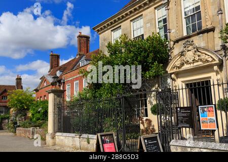 Mompesson House, choriste's Green Park, Salisbury, Hampshire, Angleterre, Royaume-Uni Banque D'Images