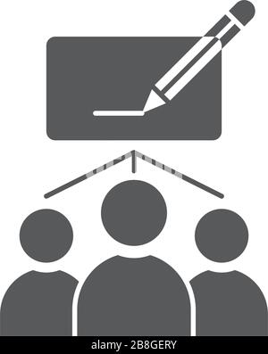 Symbole d'icône de vecteur d'écriture de commentaire isolé sur fond blanc Illustration de Vecteur