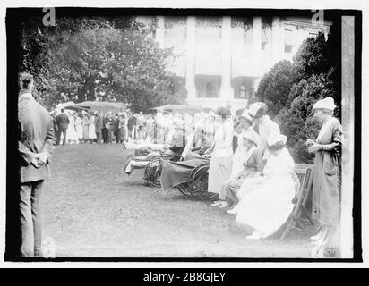 Parti Gordon pour les blessés à la Maison Blanche, 6-8-21 Banque D'Images