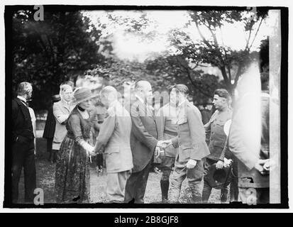 Parti Gordon pour les blessés à la Maison Blanche, 6-8-21 Banque D'Images