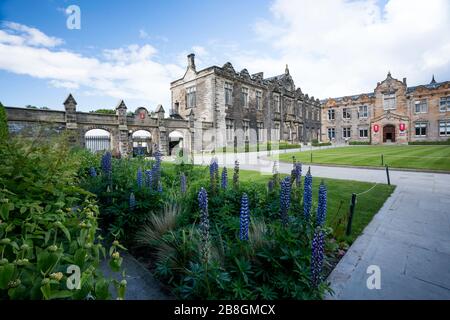 St Salvator's Hall, résidence étudiante à l'Université de St Andrews, St. Andrews, Écosse, Fife Coast, Royaume-Uni Banque D'Images