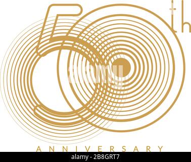 Logo anniversaire 50 ans en format EPS 10 Illustration de Vecteur