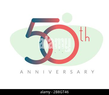 Logo anniversaire 50 ans en format EPS 10 Illustration de Vecteur