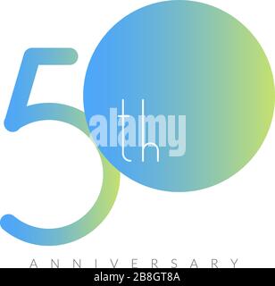 Logo anniversaire 50 ans en format EPS 10 Illustration de Vecteur