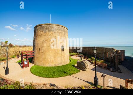 Martello Tower numéro 73, The Wish Tower, Eastbourne. Banque D'Images