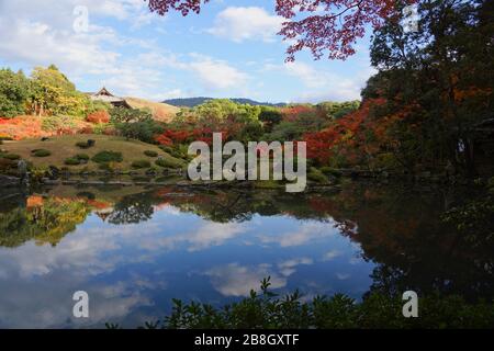 Jardin japonais Isui-en à Nara Japon Banque D'Images