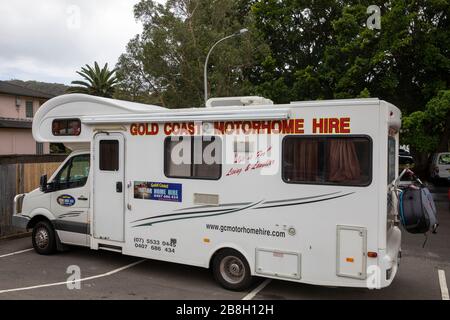 Véhicule de camping-car australien à Sydney Banque D'Images