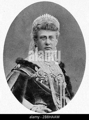 Grand duchesse Vera Constantinovna de Russie, Duchesse Eugen de Württemberg. Banque D'Images