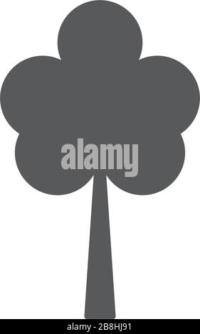 Concept d'icône de vecteur d'arbre, isolé sur fond blanc Illustration de Vecteur