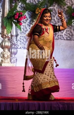 Mariage indien à Sawai Madhopur près du parc national de Ranthambore, au Rajasthan, en Inde Banque D'Images