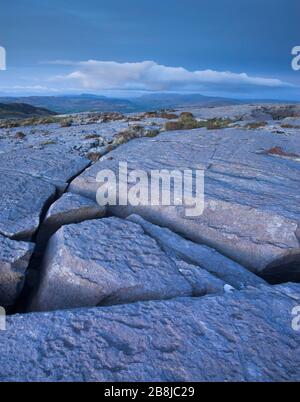 Les montagnes Rhinogydd, à l'est de Harlech, Snowdonia, pays de Galles du Nord, Royaume-Uni. Banque D'Images