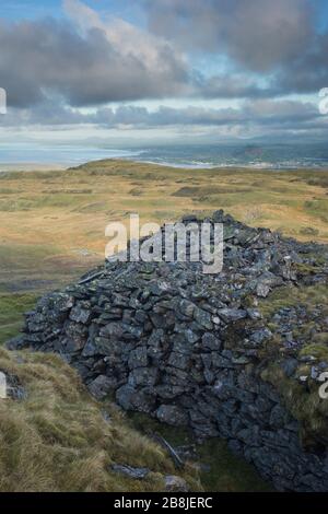 Les montagnes Rhinogydd, à l'est de Harlech, Snowdonia, pays de Galles du Nord, Royaume-Uni. Banque D'Images