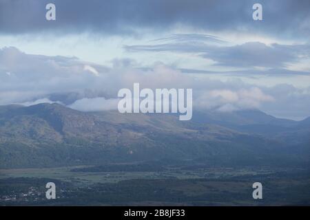 Les montagnes Rhinogydd, à l'est de Harlech, Snowdonia, pays de Galles du Nord, Royaume-Uni. Banque D'Images