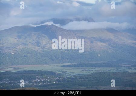 Les montagnes Rhinogydd, à l'est de Harlech, Snowdonia, pays de Galles du Nord, Royaume-Uni. Banque D'Images