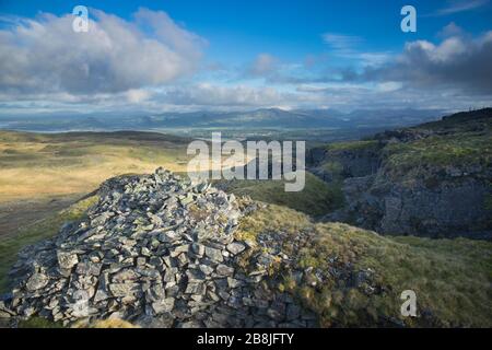 Les montagnes Rhinogydd, à l'est de Harlech, Snowdonia, pays de Galles du Nord, Royaume-Uni. Banque D'Images