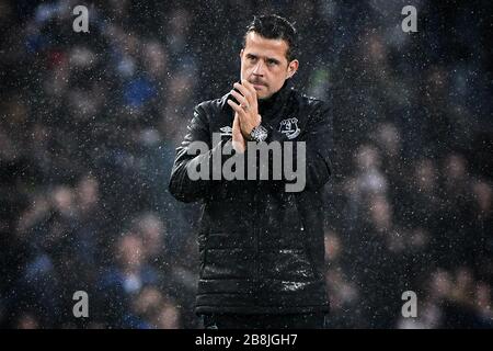 Manager d'Everton, Marco Silva - Brighton & Hove Albion / Everton, Premier League, Amex Stadium, Brighton, Royaume-Uni - 26 octobre 2019 usage éditorial exclusif - les restrictions DataCo s'appliquent Banque D'Images