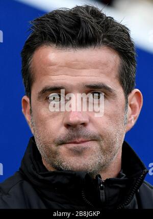 Manager d'Everton, Marco Silva - Brighton & Hove Albion / Everton, Premier League, Amex Stadium, Brighton, Royaume-Uni - 26 octobre 2019 usage éditorial exclusif - les restrictions DataCo s'appliquent Banque D'Images