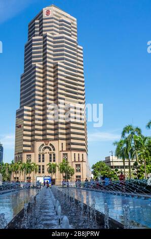 Tour de banque publique dans le centre-ville de Kuala Lumpur Centre KLCC Malaisie. Banque D'Images